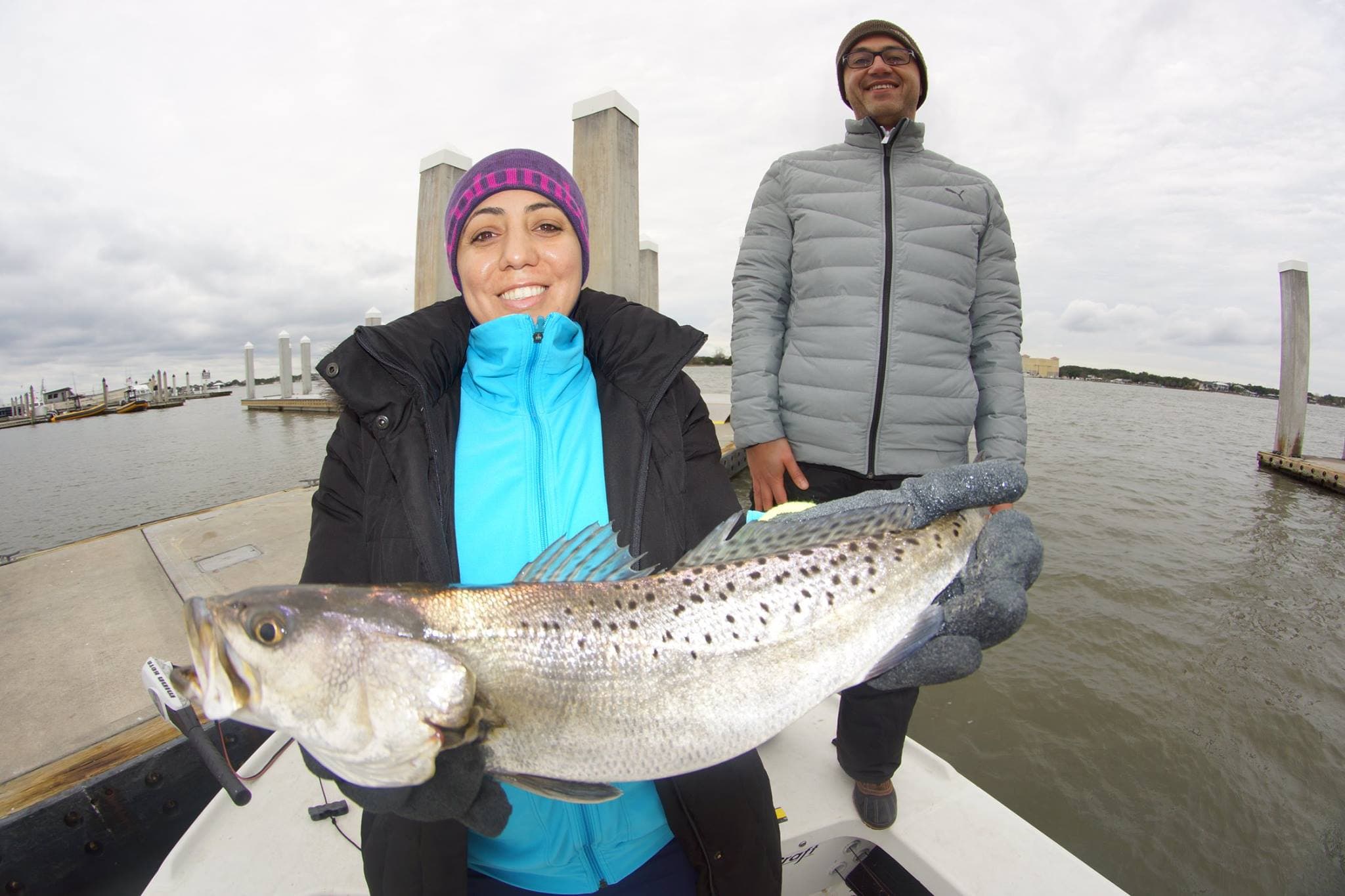 Dodu with a Spotted Seatrout